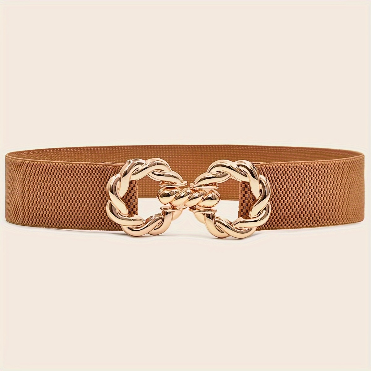 Women's Elastic Waist Belt Slimming Versatile for Casual & Business Wear